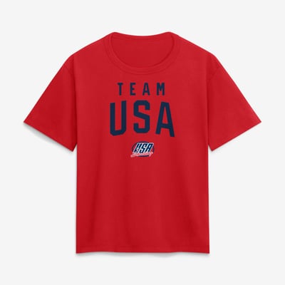 Team USA Women's Summer Games Shooting T-Shirt - Red